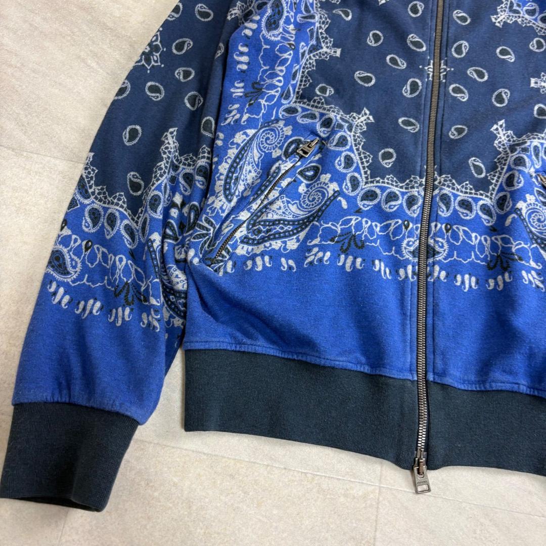 ETRO エトロ ブルゾン ジャケット ペイズリー ドライバーズ 青