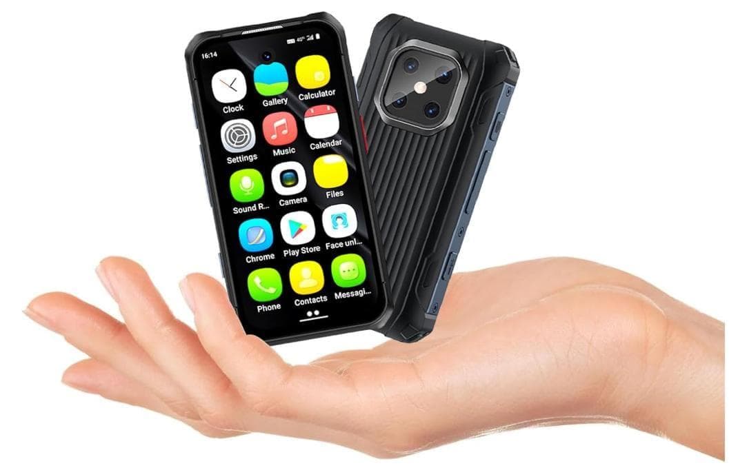 新品ミニスマホ 3.88インチ Android 12 スマートフォン 防水・防塵