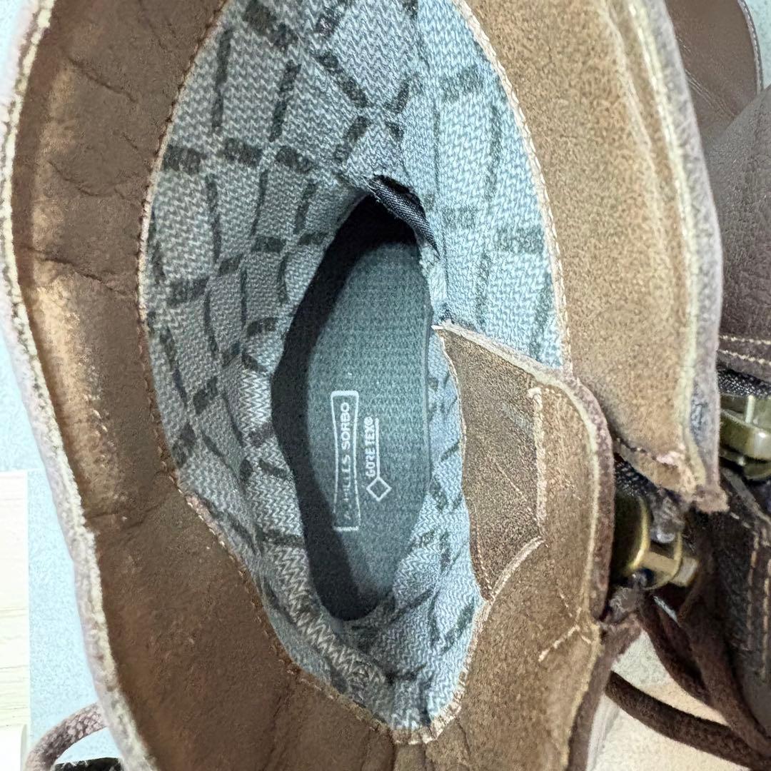 【美品】アキレスソルボ ブーツ ゴアテックス サイドジップ 24.5 3E