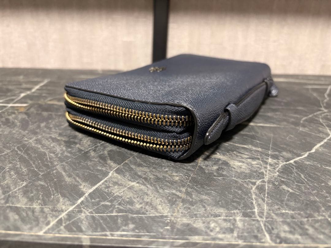 coach 長財布　ダブルファスナー