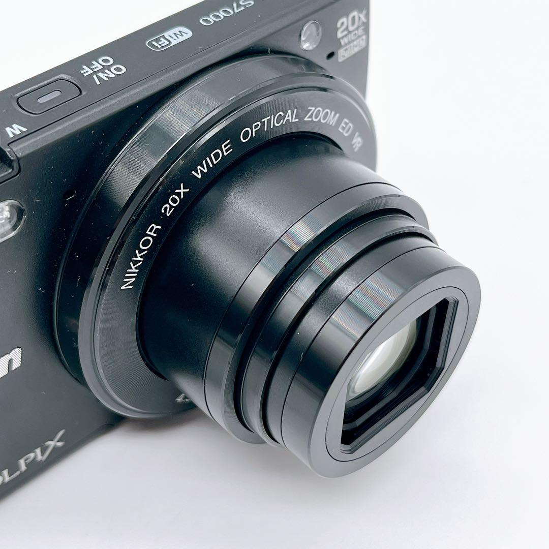 【極美品】NIKON COOLPIX S7000 Wi-Fi ブラック オールド