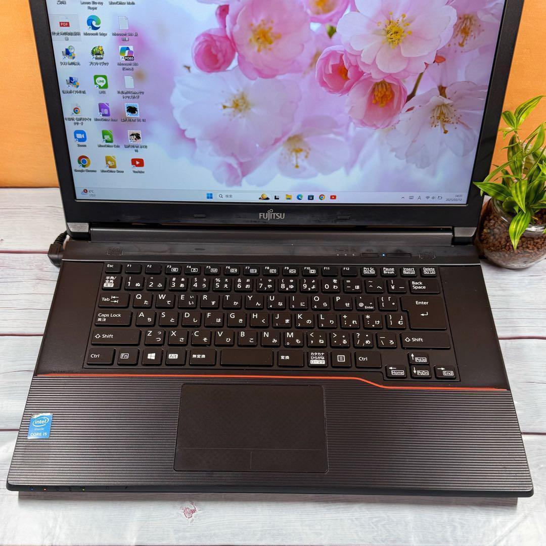 大特価❣️富士通Core i5☘️ノートPC メモリ8GB