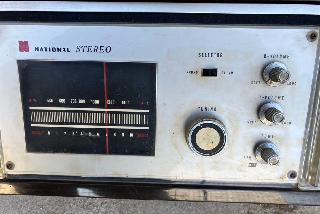 ナショナル Stereo ラジオ レコードプレーヤー真空管SE-1300