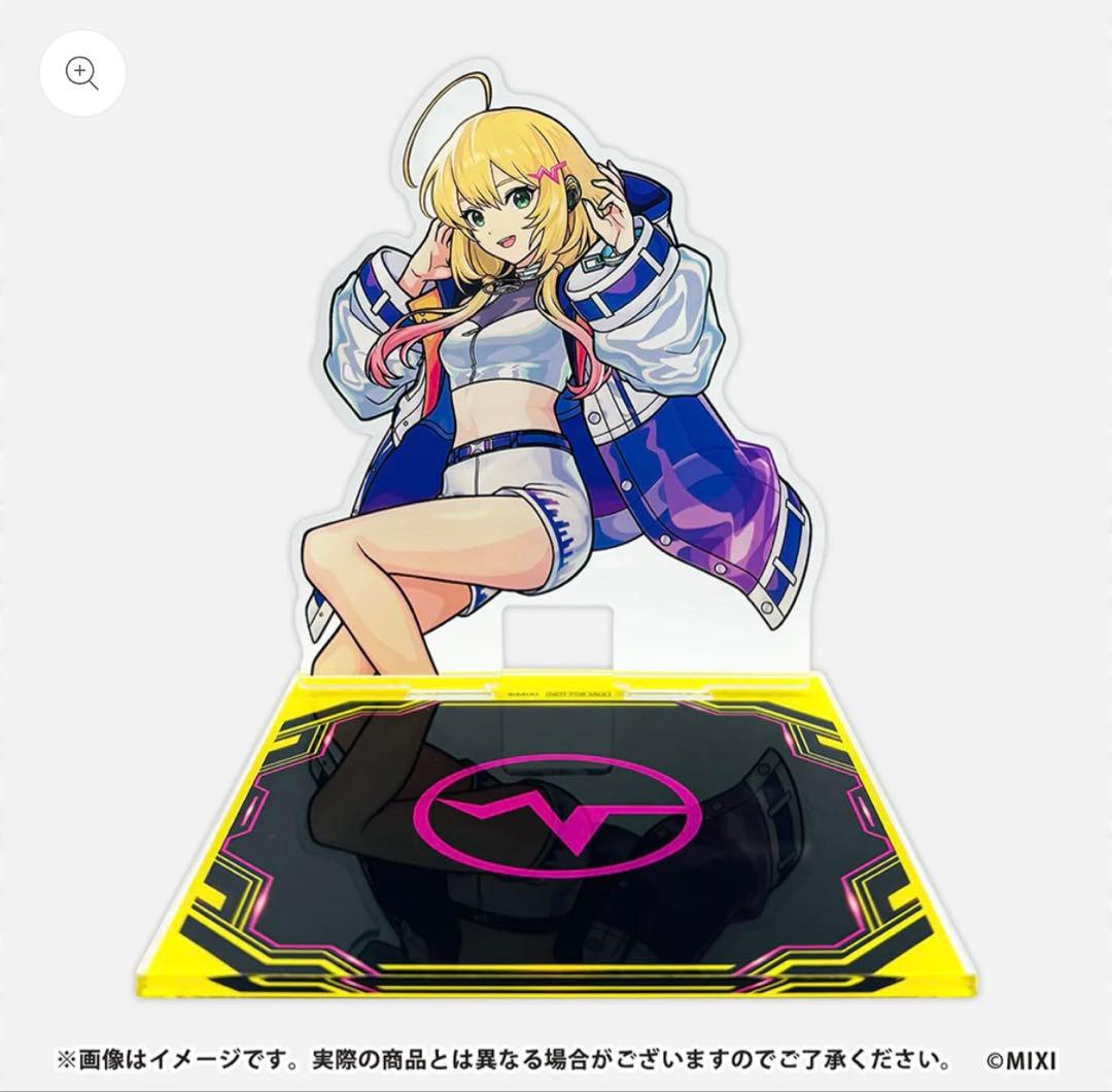 モンスト エルのワイヤレスイヤホン シリアルコードなし、アクスタ、ケース付