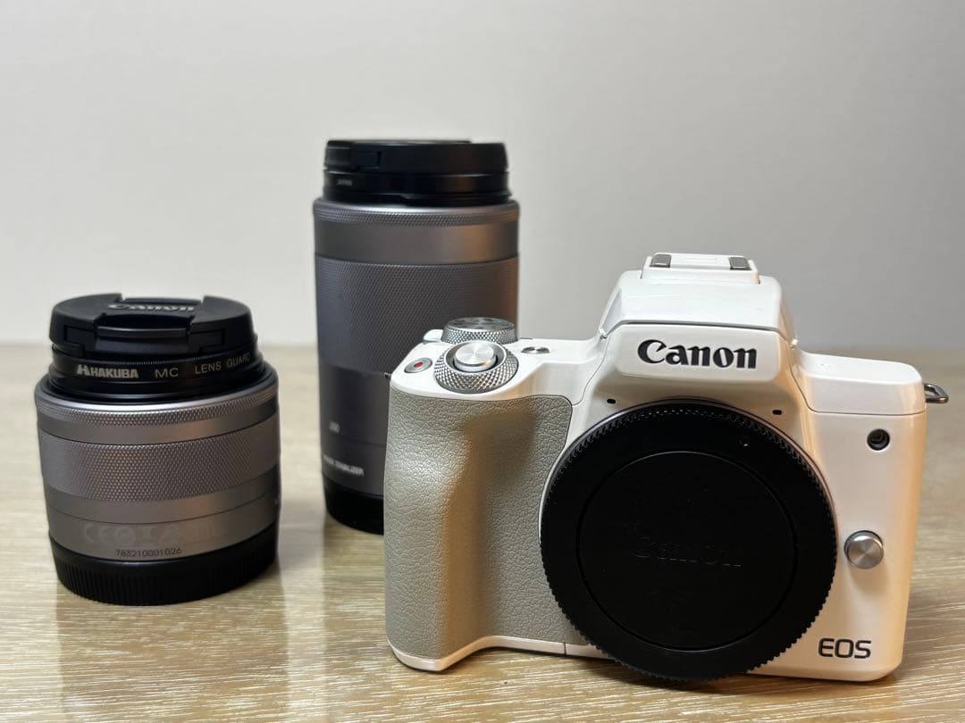 Canon ミラーレス一眼 EOS kiss M ダブルレンズキット