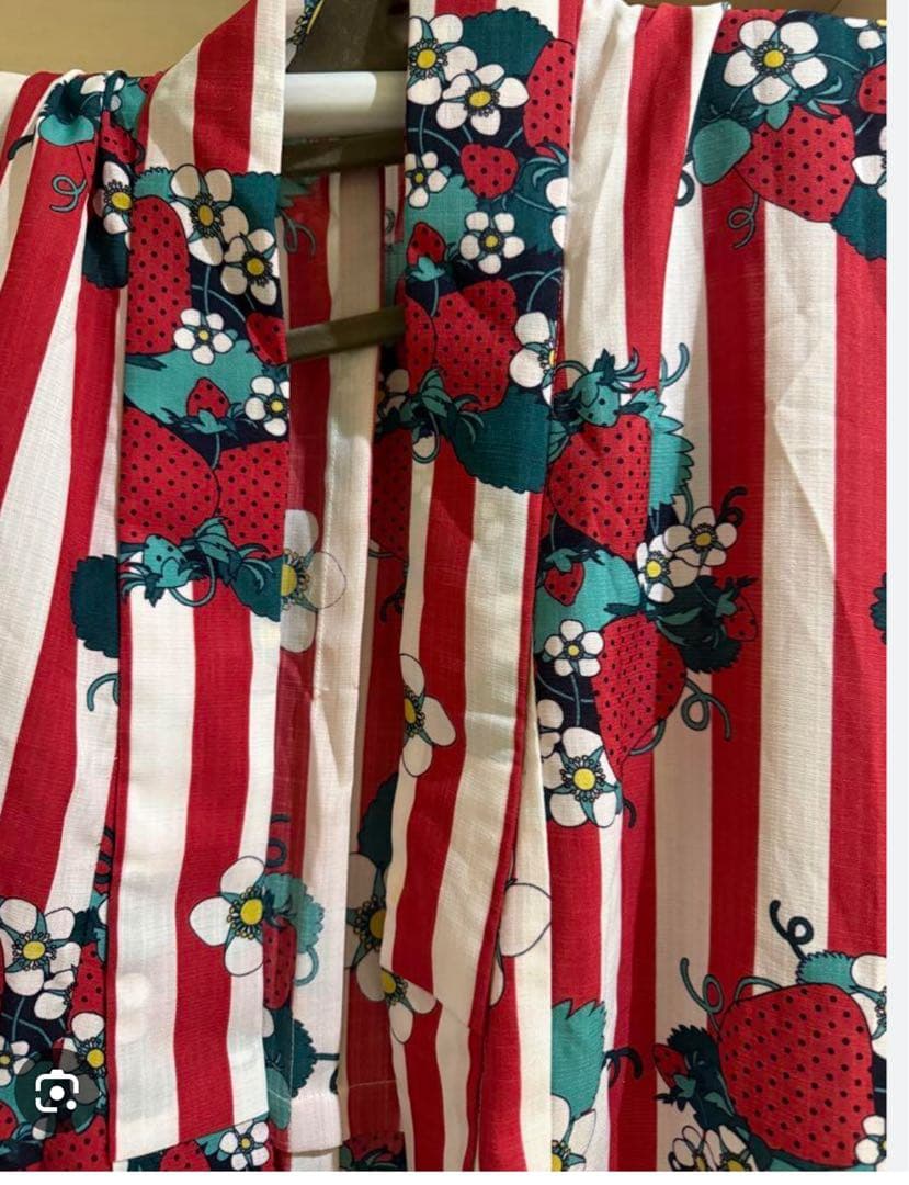 苺 いちご ストロベリー 浴衣 カルキュロ 未使用品