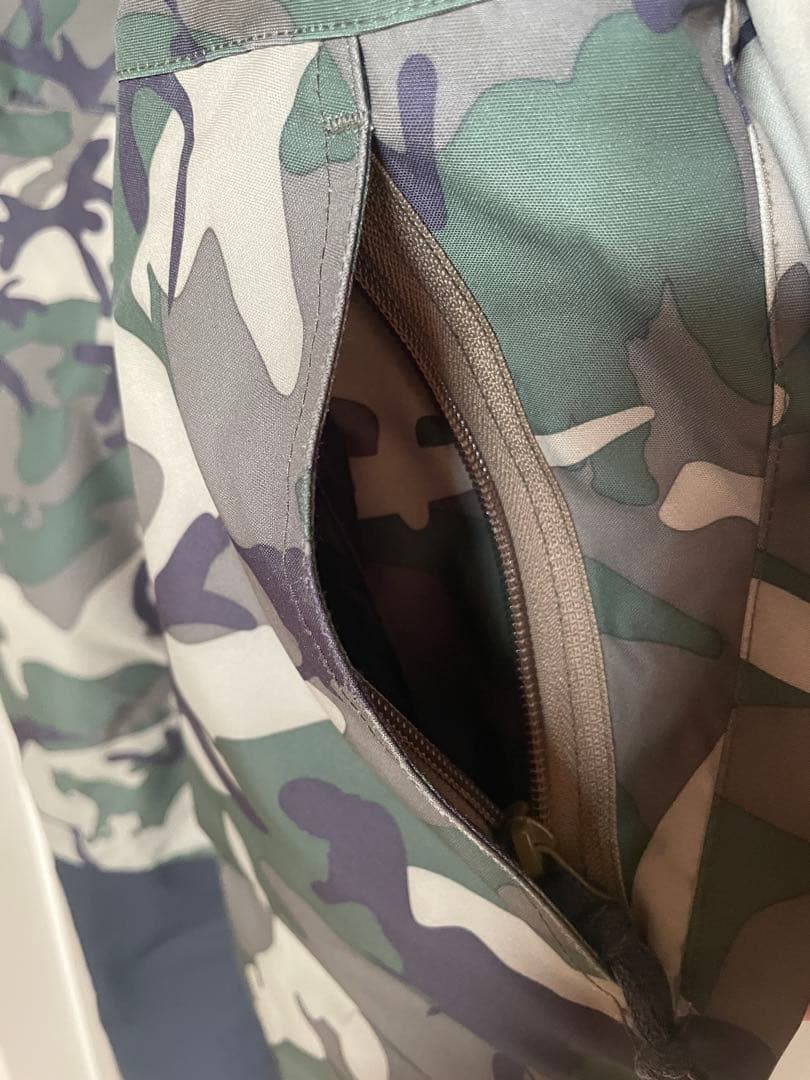 エアブラスター スノーボードウェア 紺 迷彩 上下 セット