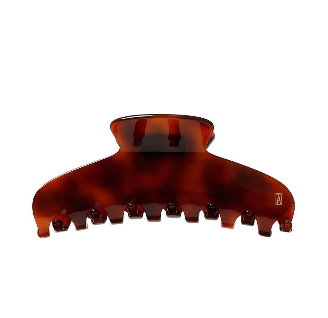 アレクサンドルドゥパリ　ヘアクリップ　L 新品　ブラウン