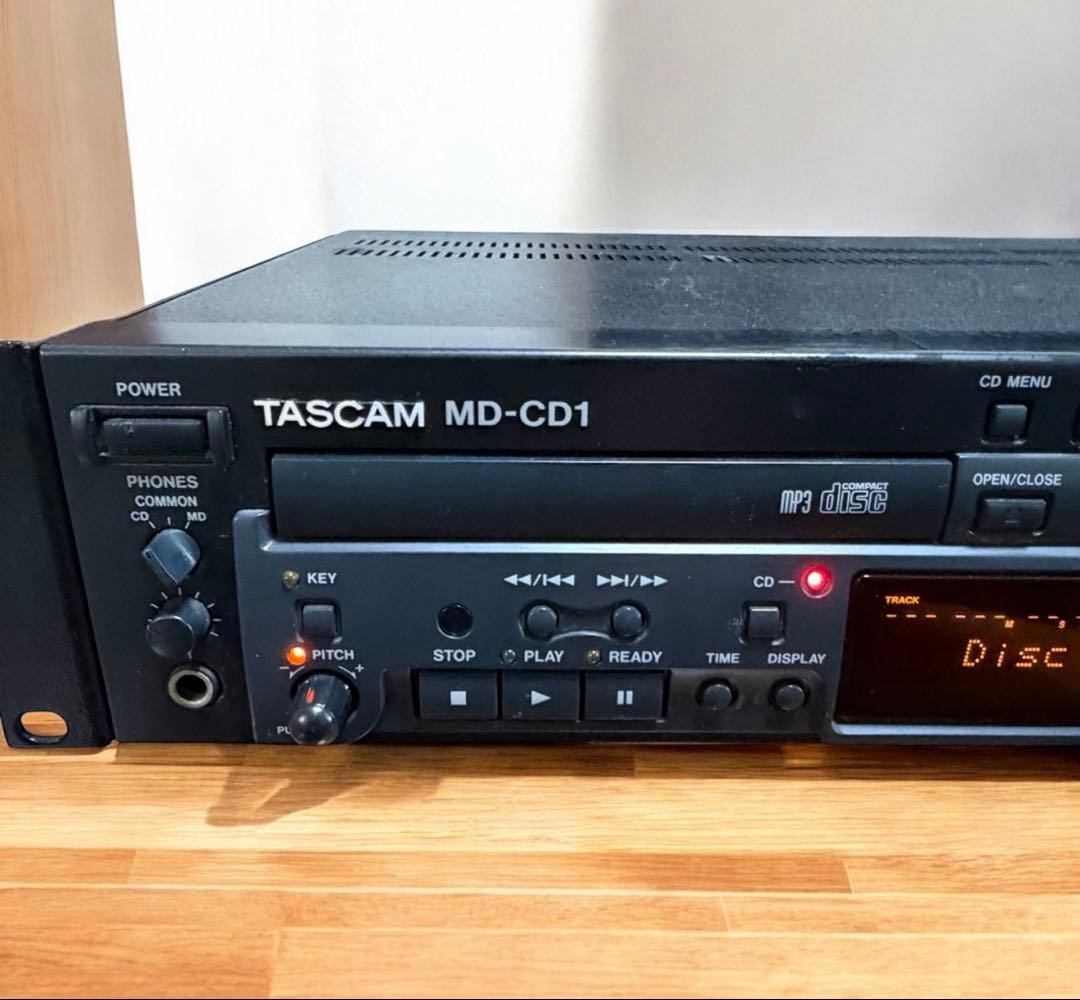 TASCAM タスカム MD-CD プレーヤー MD再生不可