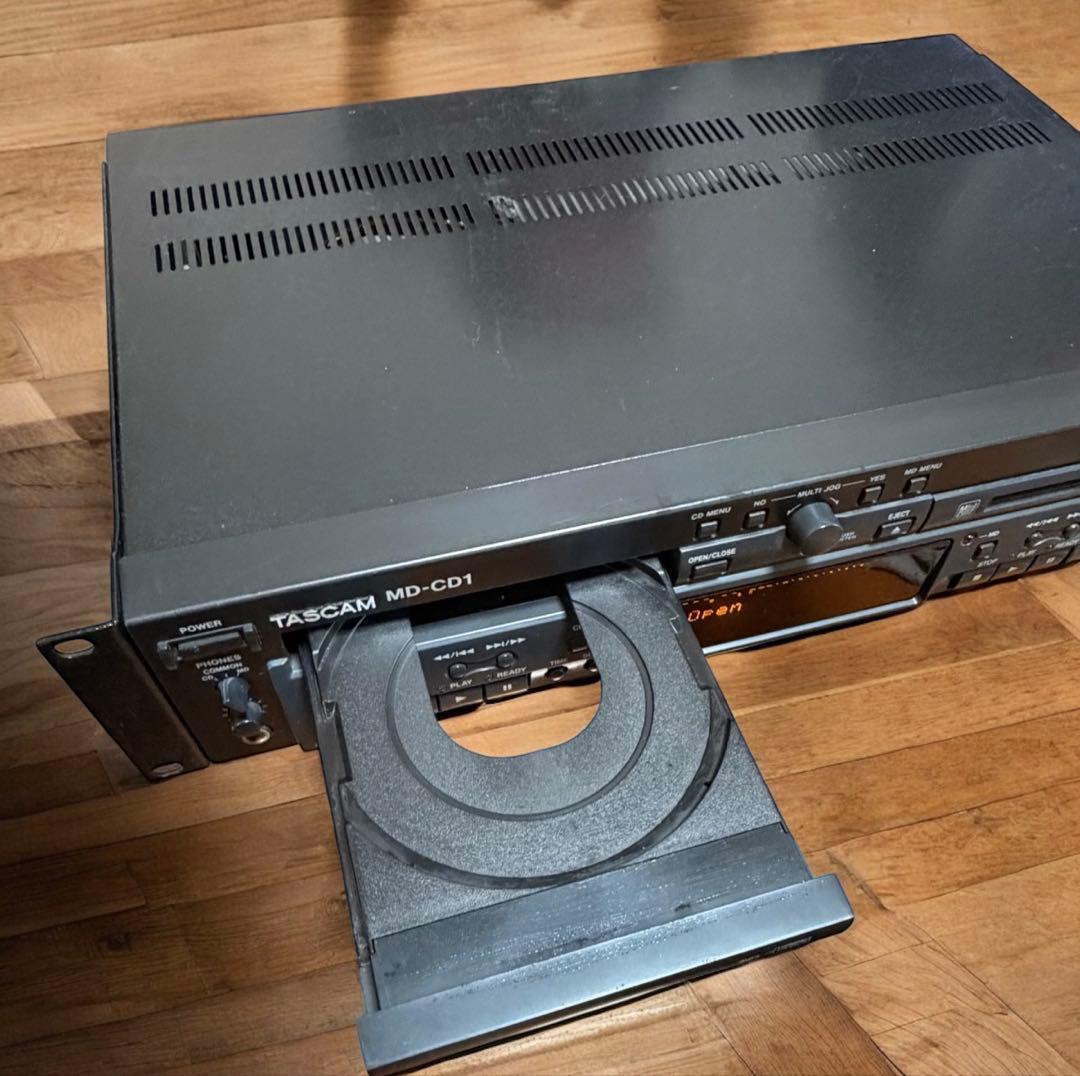 TASCAM タスカム MD-CD プレーヤー MD再生不可