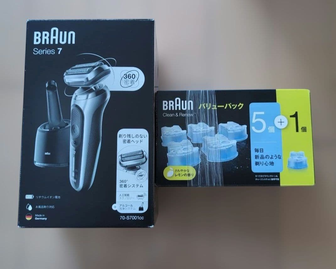​【洗浄液6個付！】ブラウン シリーズ7 70-S7001cc