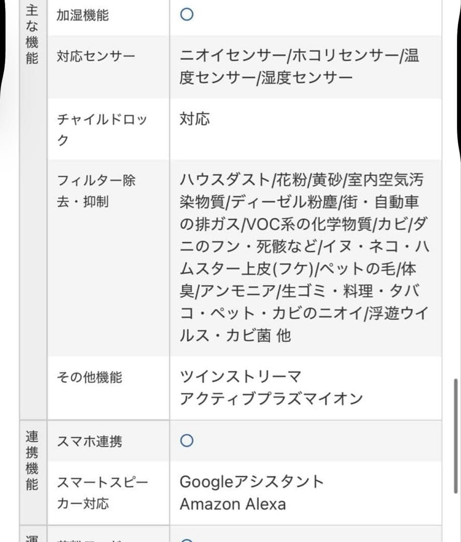 新品フィルタ付 ダイキン 空気清浄機 ACK70X 加湿器 スマホ アレクサ連携
