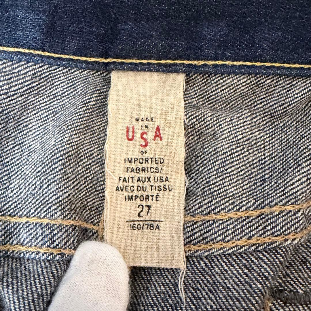 RRL w27 赤耳 濃紺 ストレートデニム　レディース