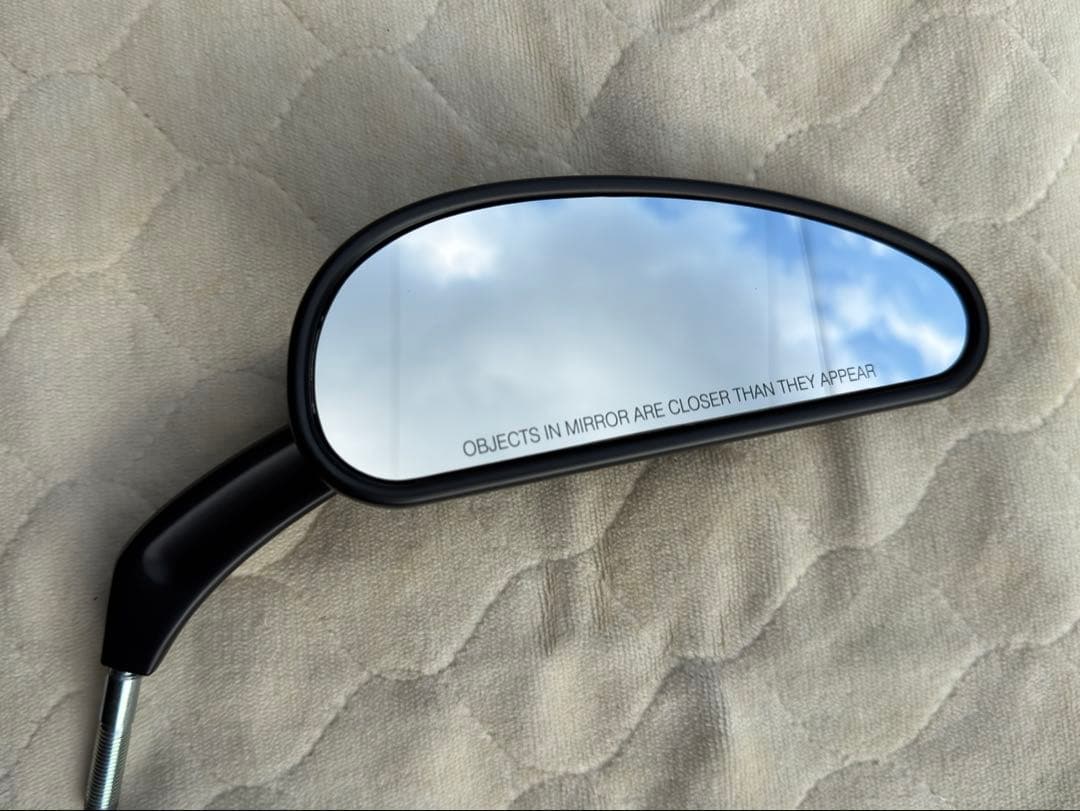 ハーレーダビットソン　プロファイル・カスタムミラー　サテンブラック