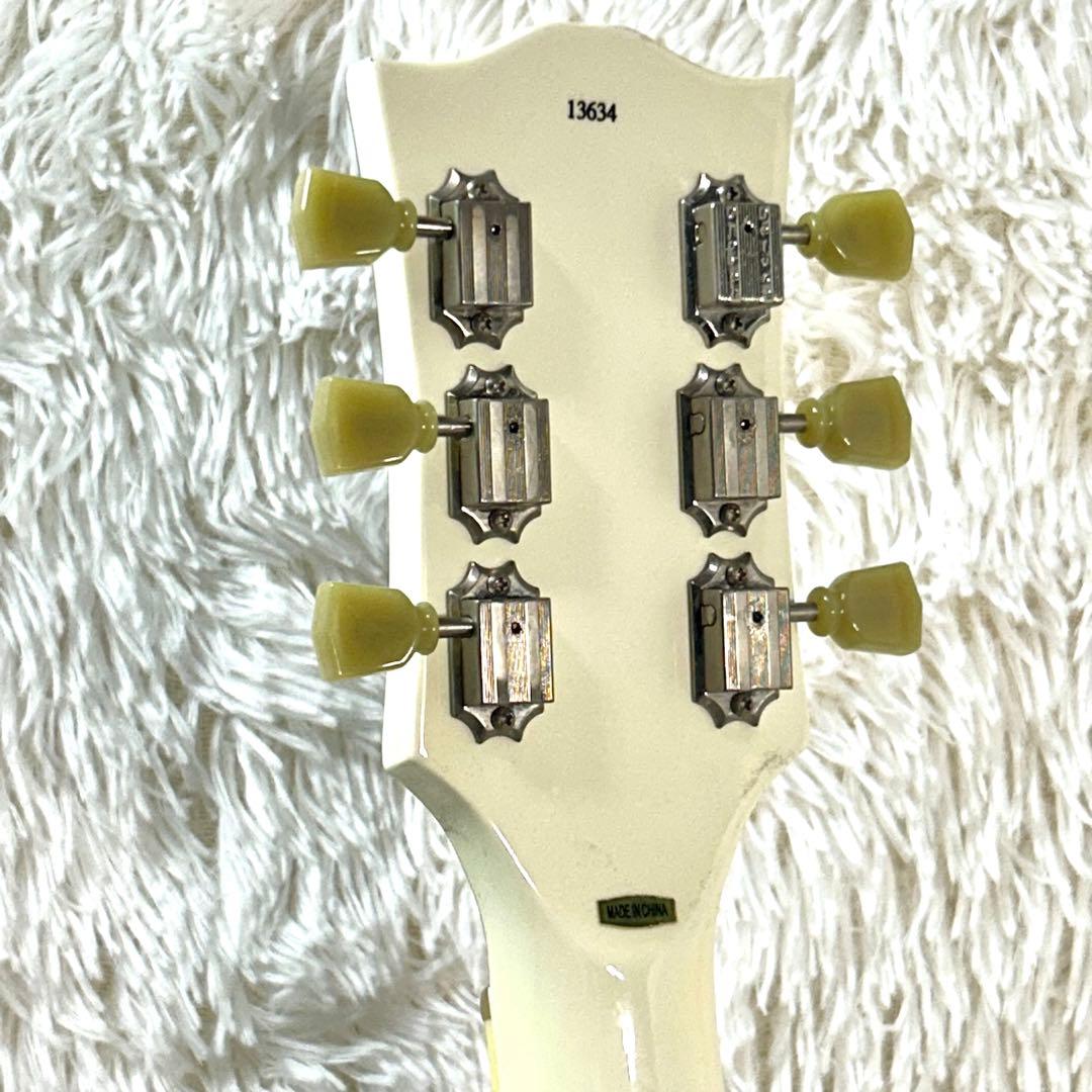 Bacchus BSG-480 オールマホガニー SGタイプ ホワイト