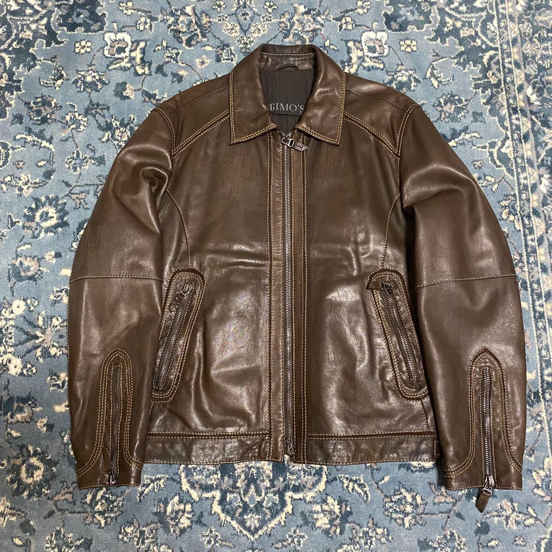 激渋 gimo’s leather jacket pelle leather