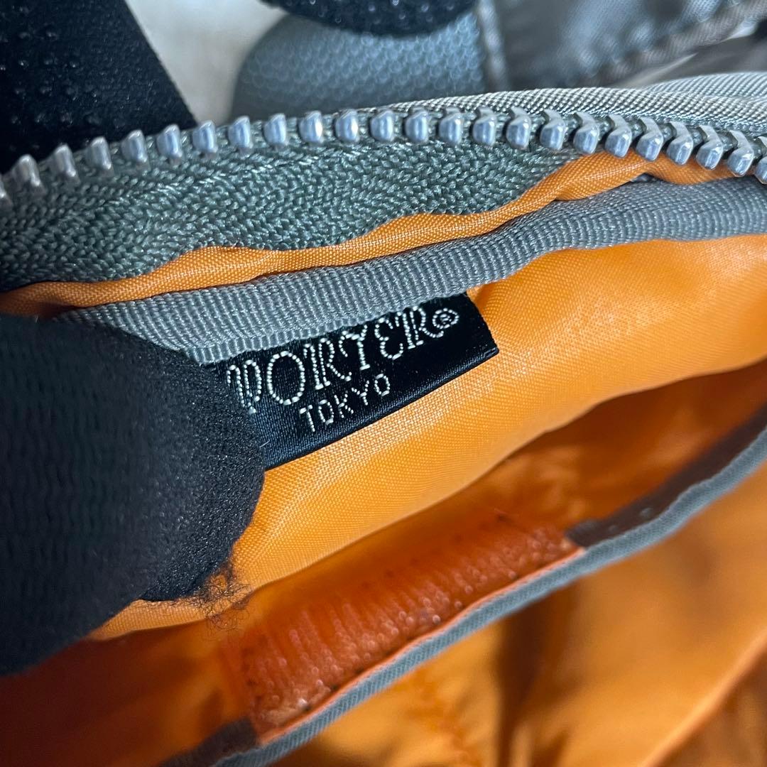 廃盤品 PORTER ポーター タンカー ボディバッグ シルバーグレー
