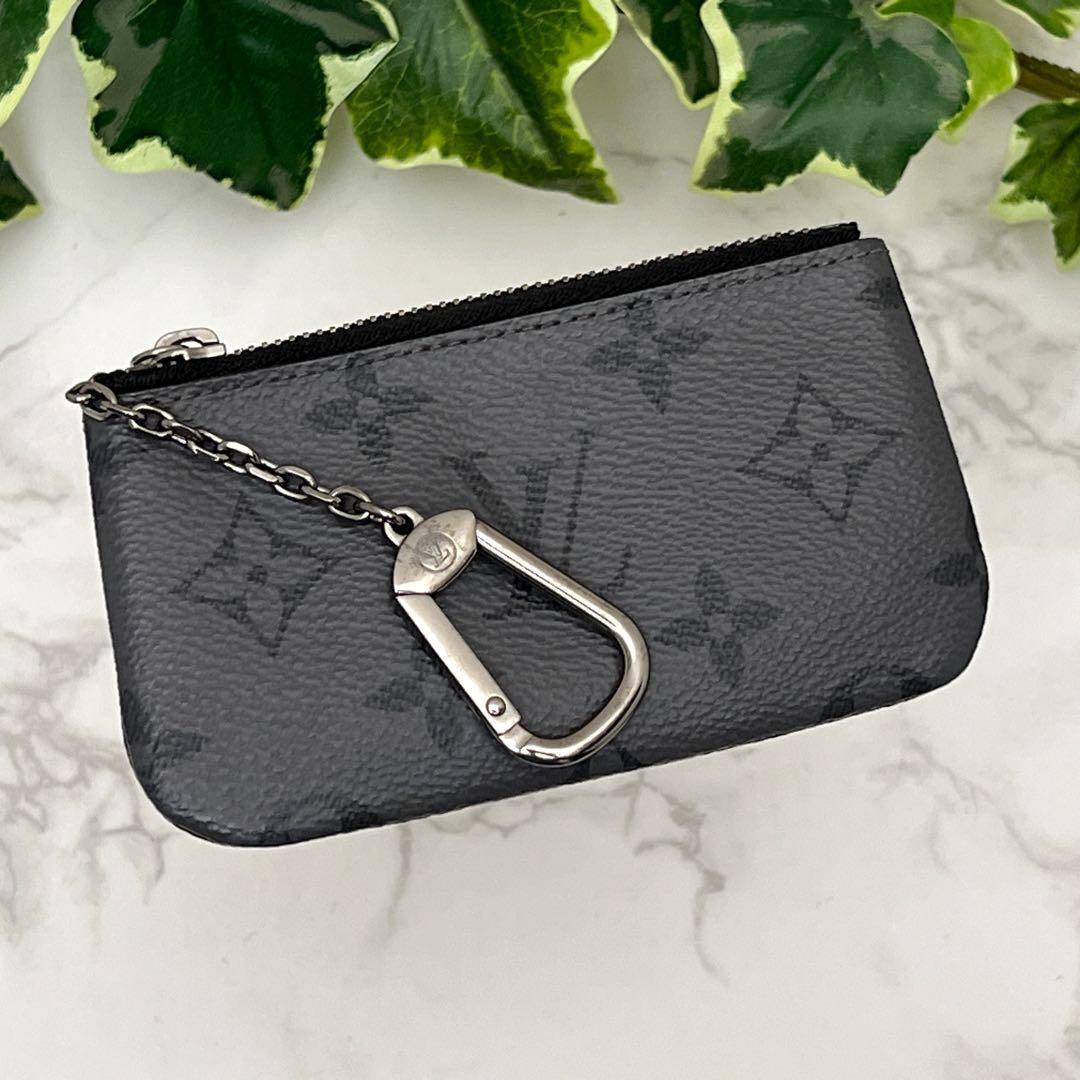 ルイヴィトン ケース カードキーケース ポシェット・クレ 現行品 ブラック