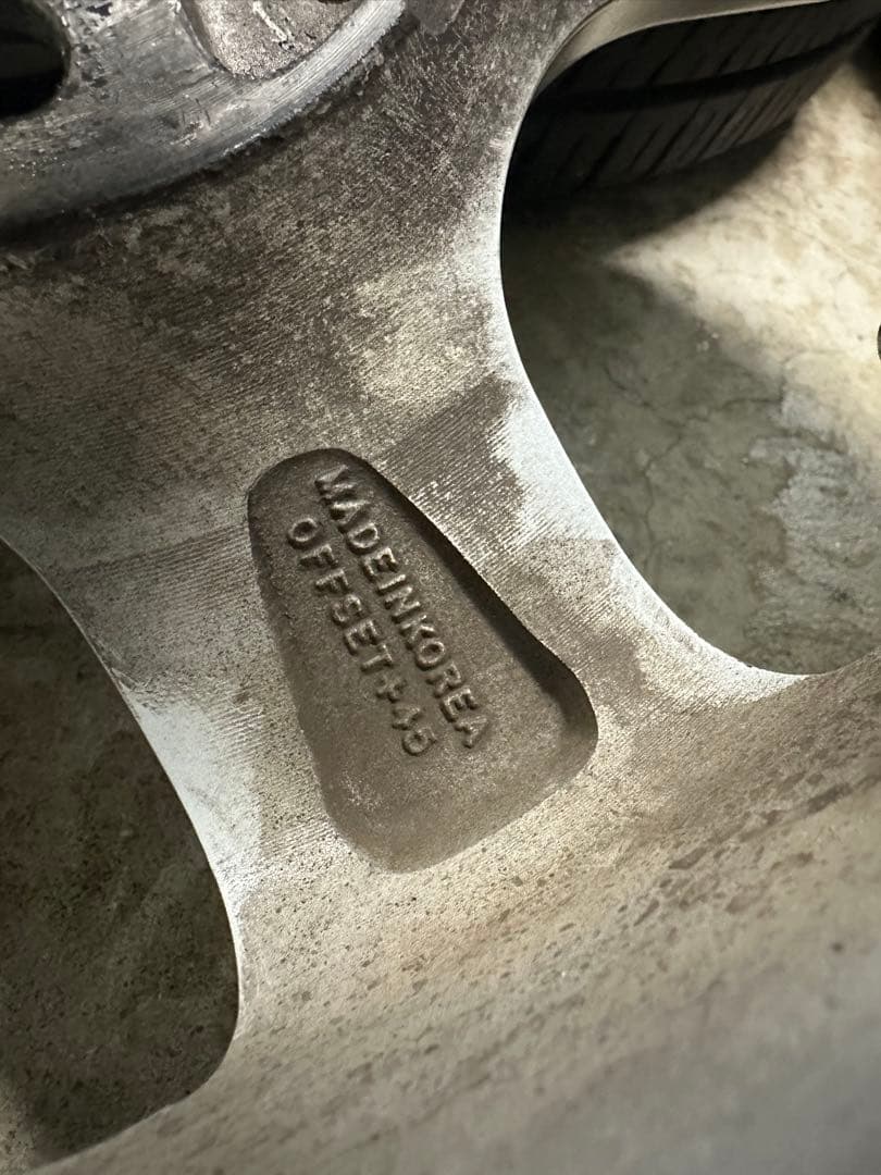 送料無料　145/80R13 日産モコから取外　純正アルミセット