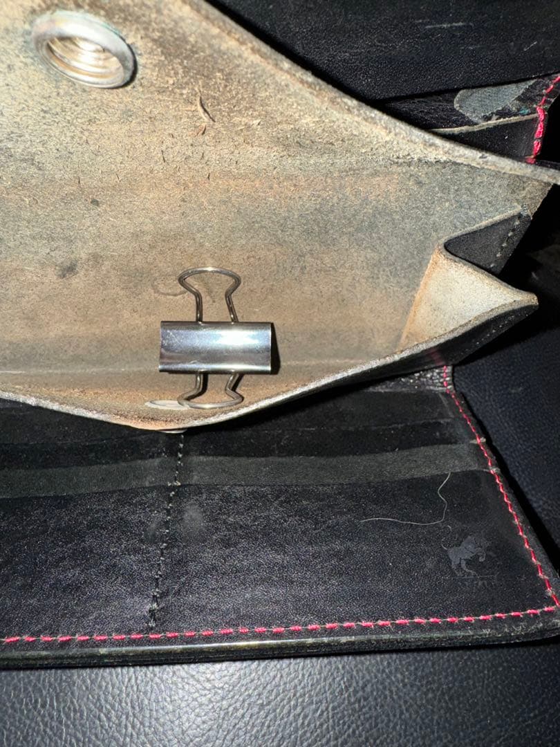 優*舞様 アルズニ　長財布　レッドパイソン　ライダース　オーダー品