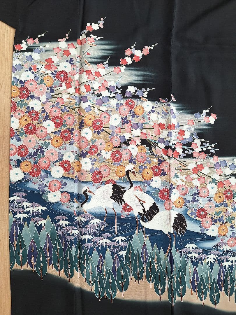 着物リメイクワンピース3678