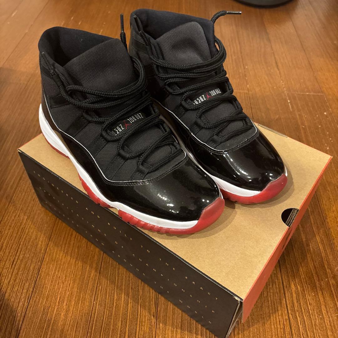 Nike Air Jordan 11 ブラック/レッド 12