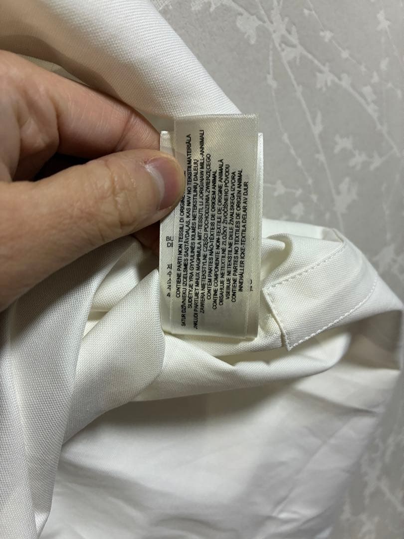 バーバリー　Burberry ホワイト ボタンダウン オックスフォードシャツ