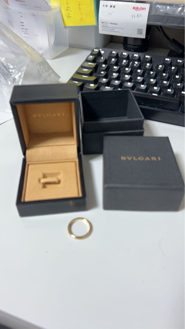 チ*ー様 BVLGARI k18 リング　15号　3.6g まだまだ金は高騰しま