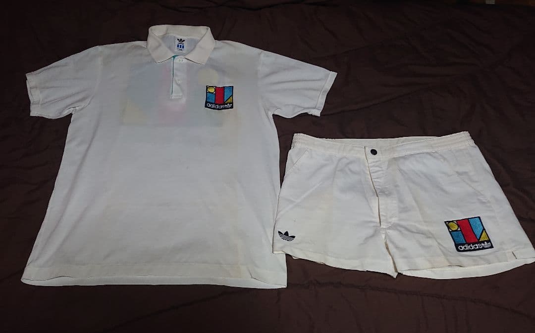 ヴィンテージ　adidasイワン・レンドル テニスウェア4点セット　オマケ付き