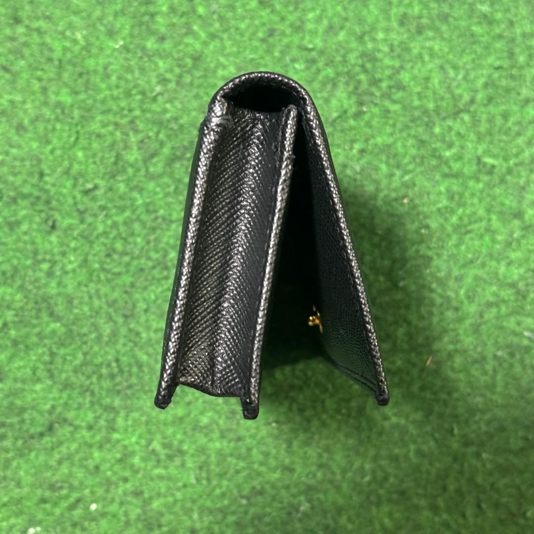 PRADA ブラックレザー 名刺入れ 箱付き