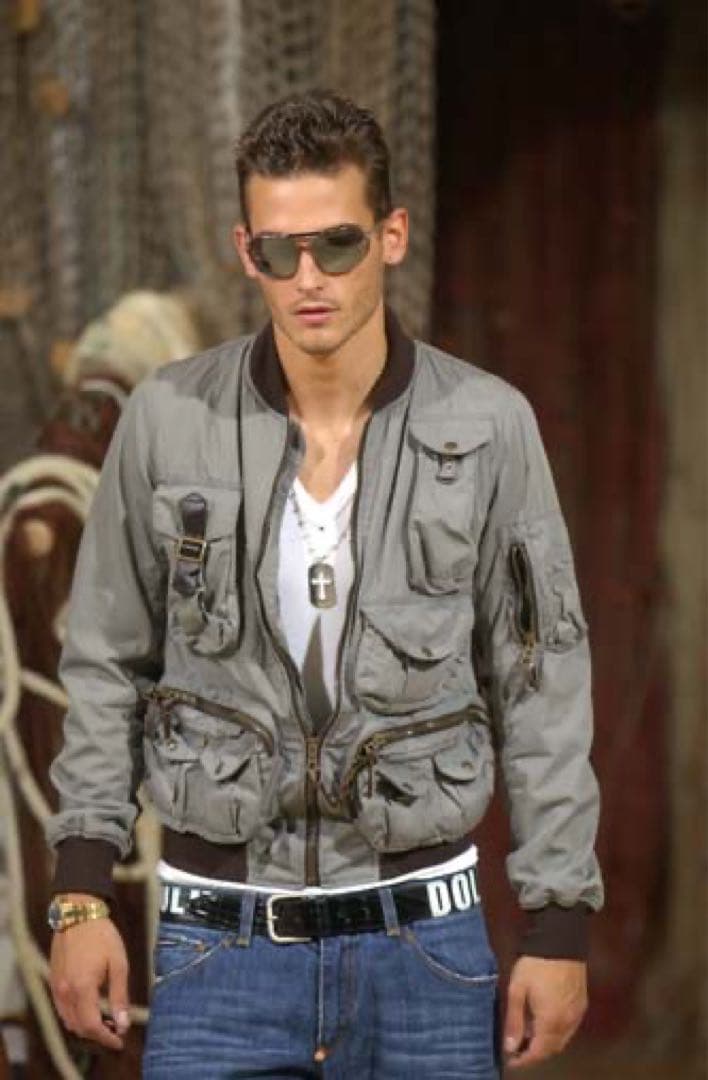 DOLCE&GABBANA 03SS パラシュート ジャケット マルチポケット