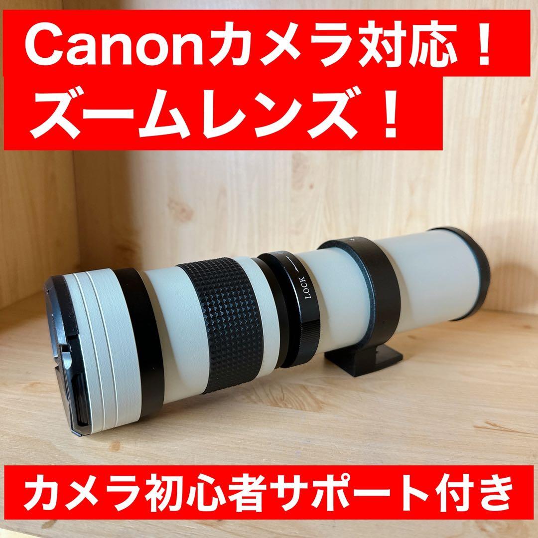Canon一眼レフカメラをお持ちの方におすすめなレンズ！アダプター付！袋付き！