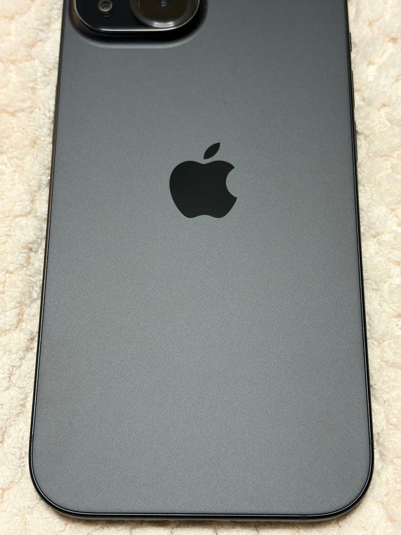 【美品】iPhone15 128GB SIMフリー ブラック 90% 付属品付