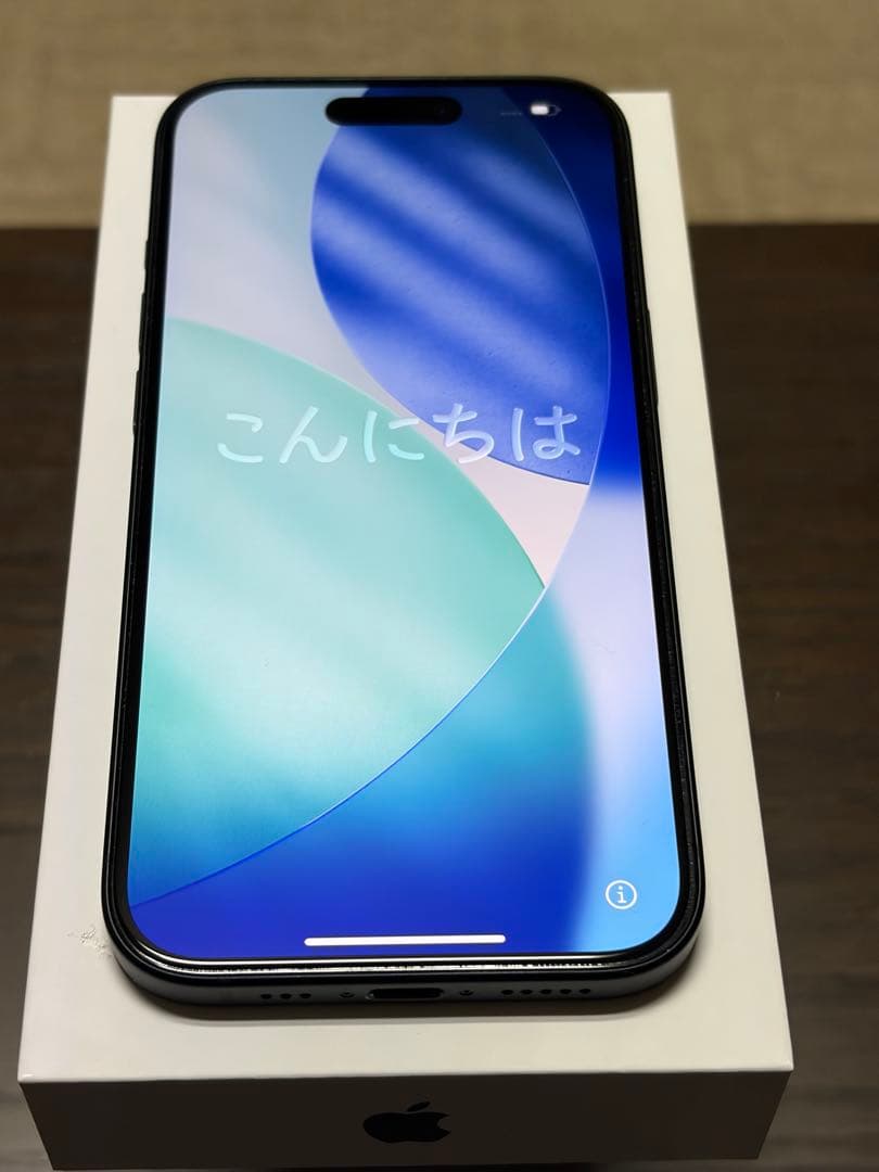 【美品】iPhone15 128GB SIMフリー ブラック 90% 付属品付