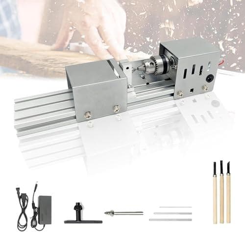 A旋盤機 ミニ 木工旋盤 ミニグラインダー 研磨機 旋盤機 金属用 彫刻機 ミニ