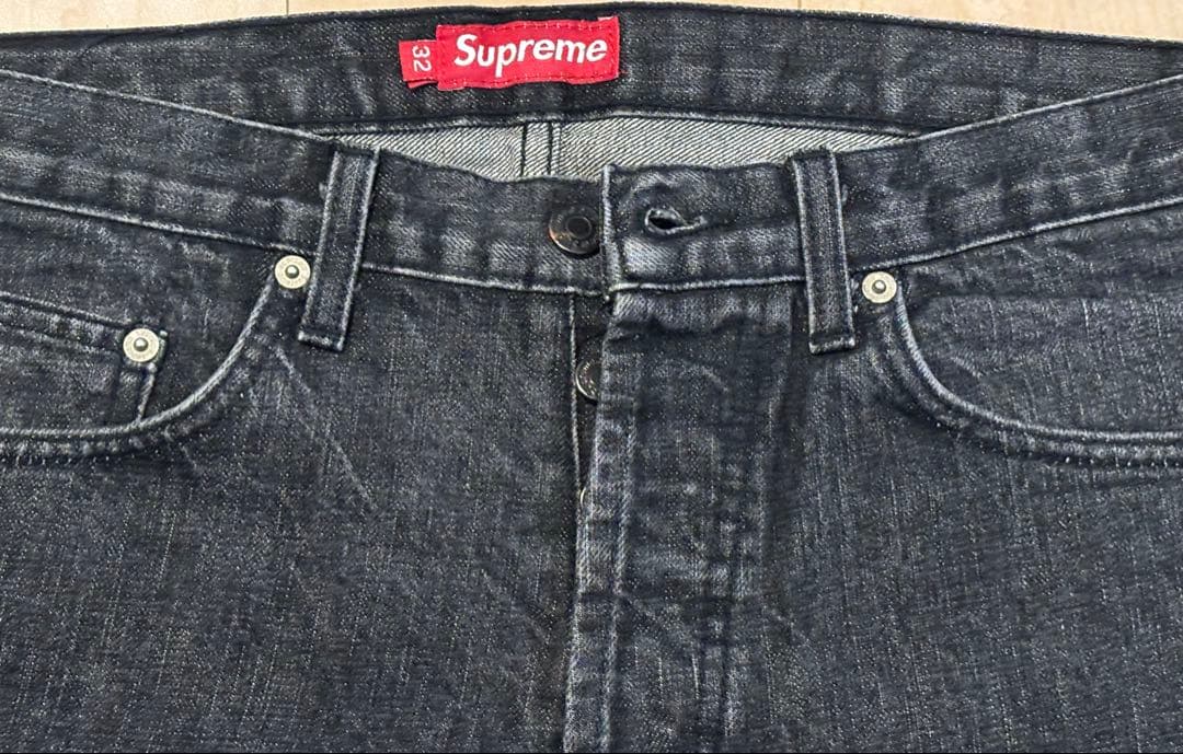 Supreme ダークグレー デニム 32