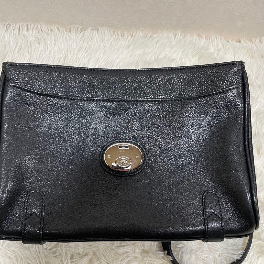 極美 青木鞄 NEVADA ラガード ミニダレスバッグ　2way レア ブラック