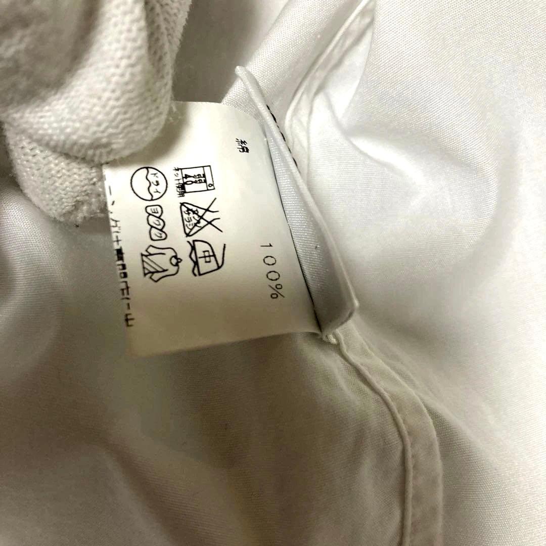 HERMES 白シャツ.セリエボタン★38.M.フランス製.クリーニング済