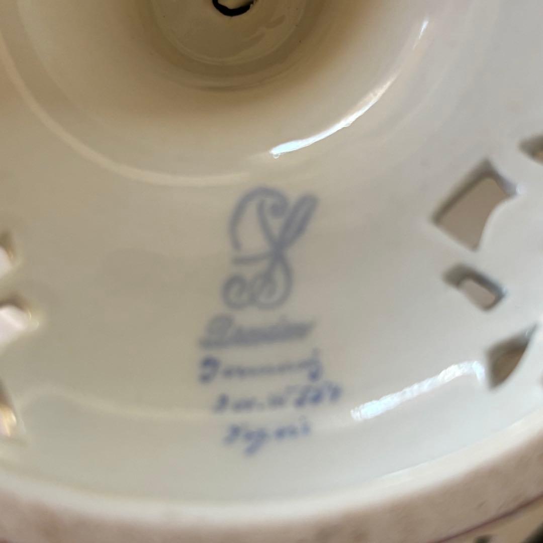 ドレスデン　カールティーメ工房　天使　コンポート