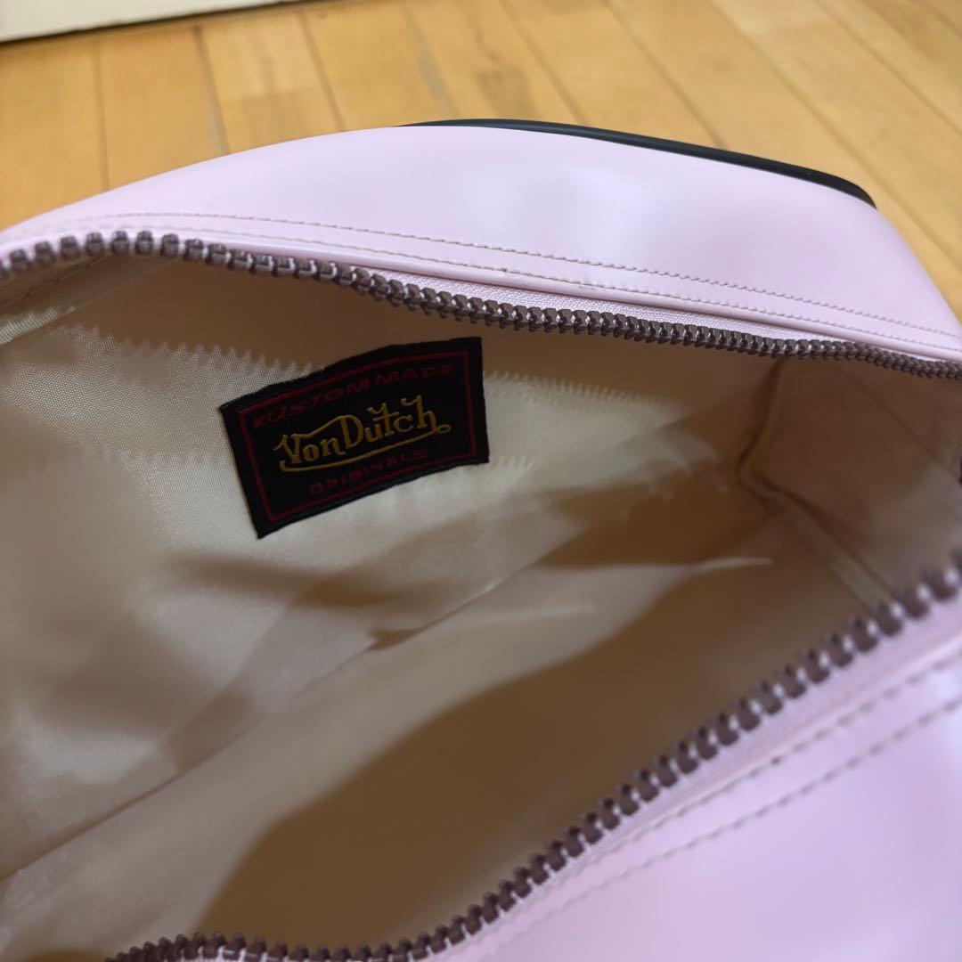 ☆ von dutch ☆ボンダッチ ボストンバッグ　ピンク　Y2K