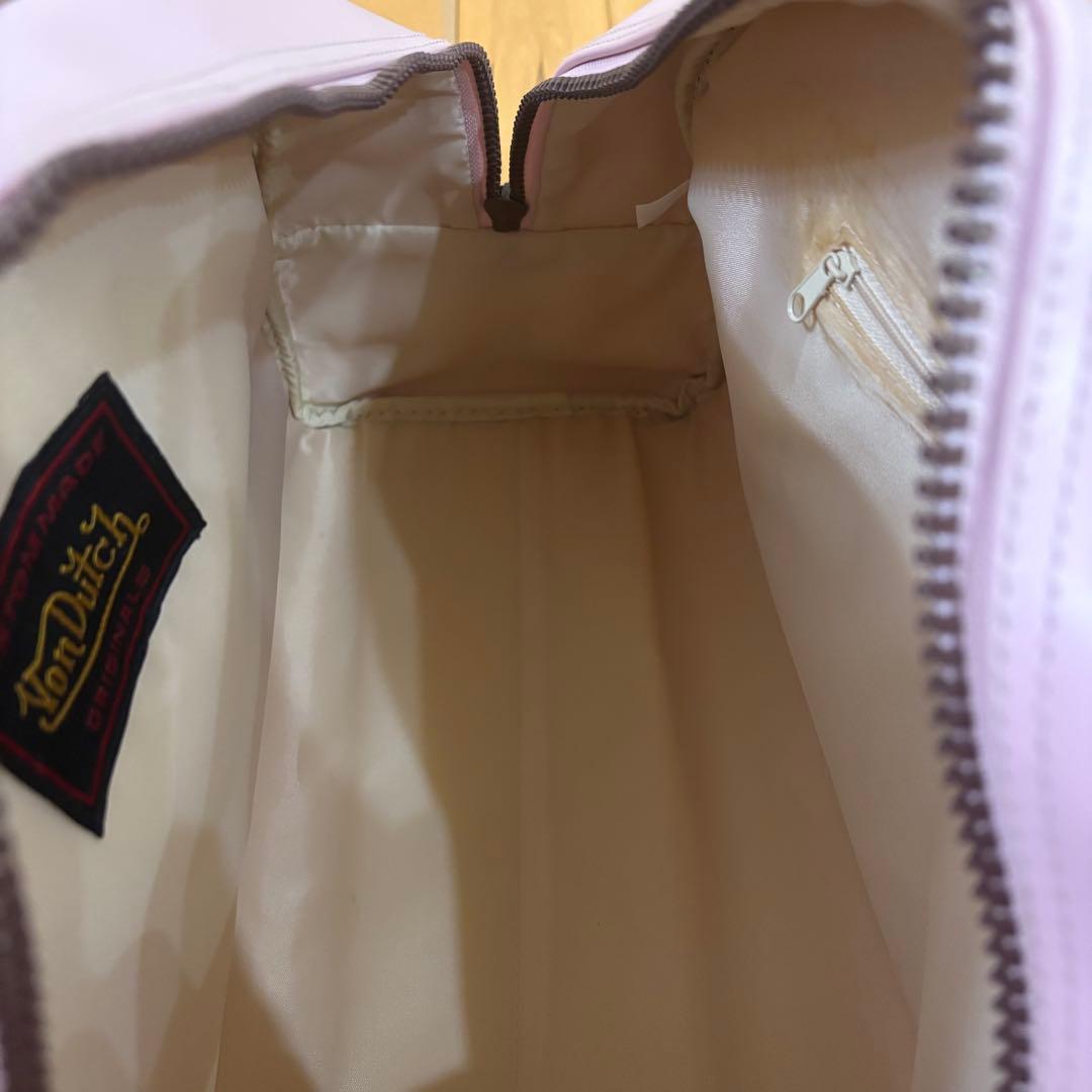 ☆ von dutch ☆ボンダッチ ボストンバッグ　ピンク　Y2K