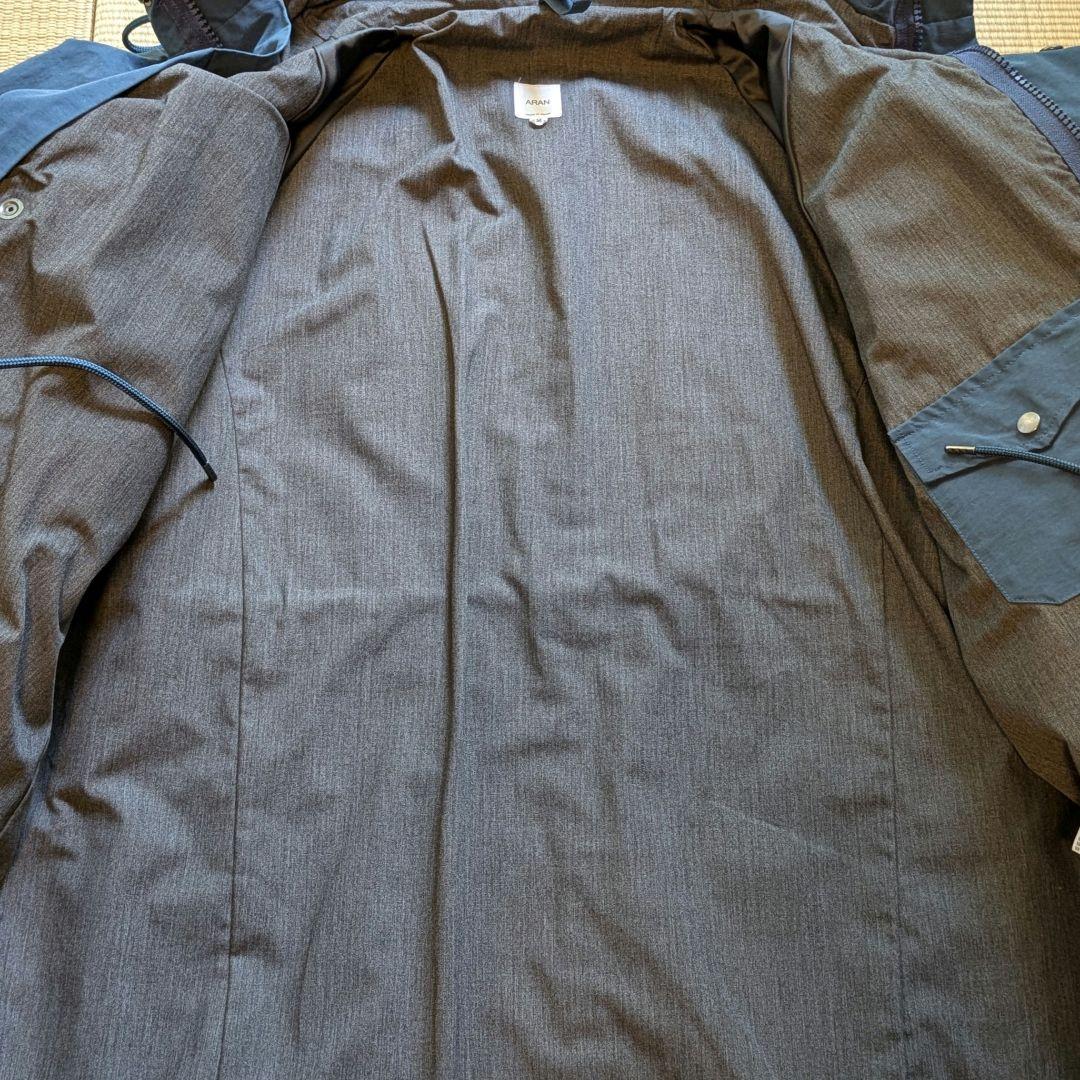 ARAN SWD Parka アラン コート ジャケット ネイビー系サイズ 2