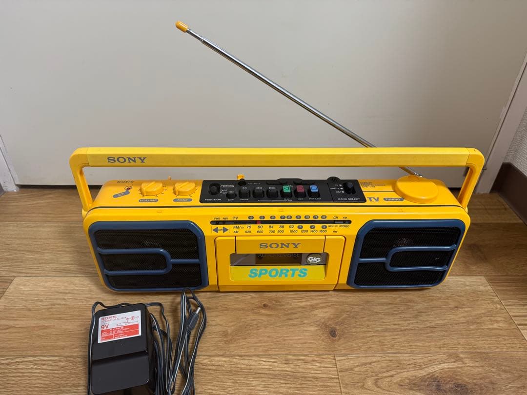 SONY ソニー CFS-V75（1984年発売　防滴SPORTSシリーズ）