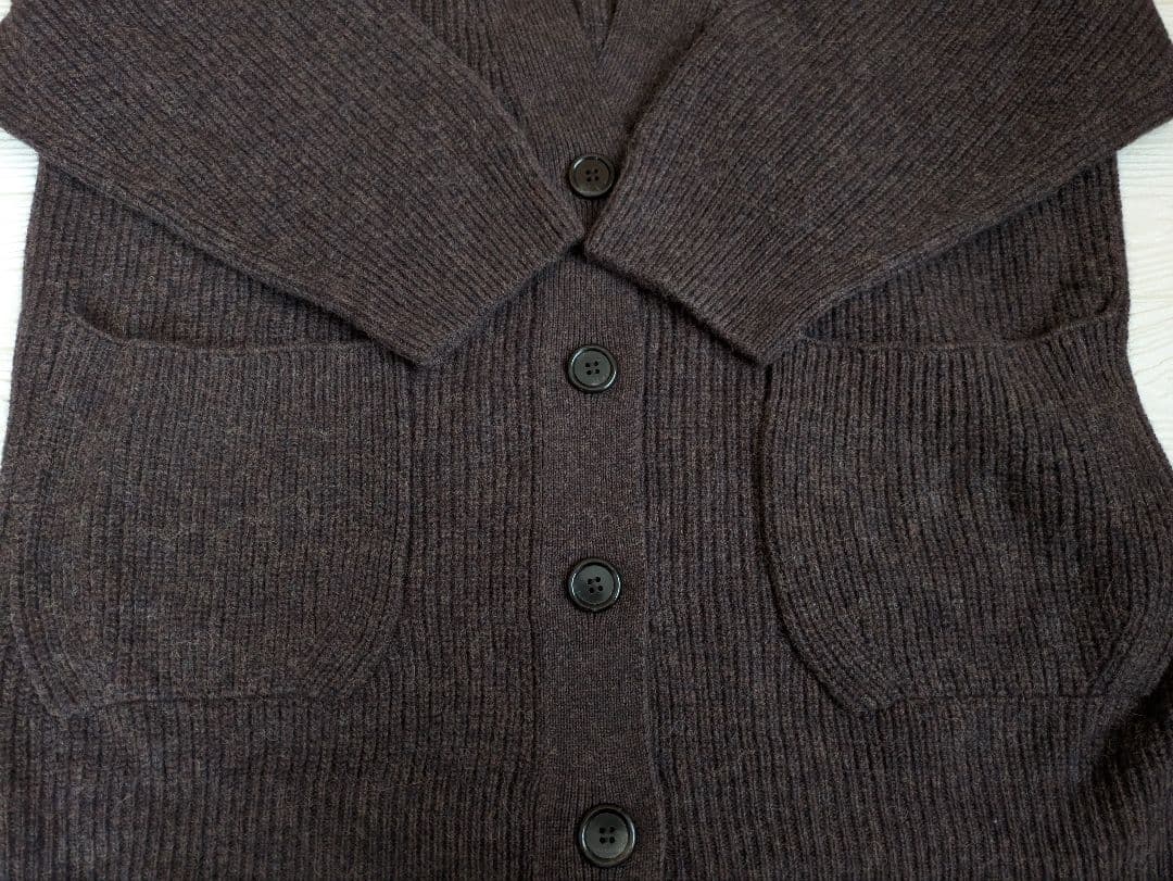 新品タグ付【Unfil】ベビーアルパカオーバーサイズガーディガン