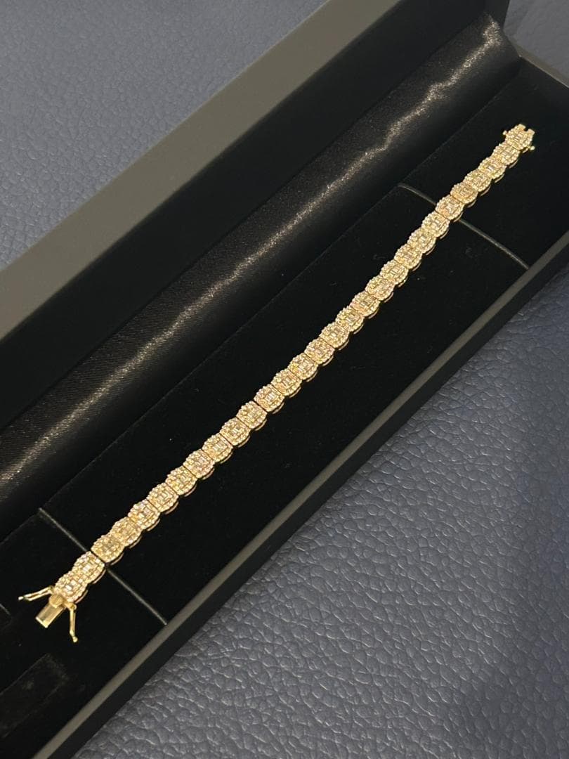 アヴァランチ ゴールド ダイヤモンド ブレスレット