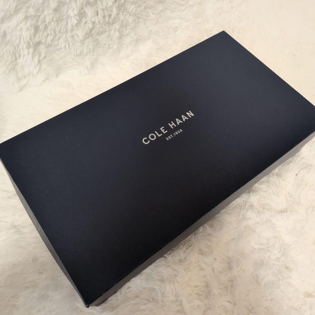 【未使用級】コールハーン　ロングブーツ　黒　24cm ジョッキーブーツ　レザー