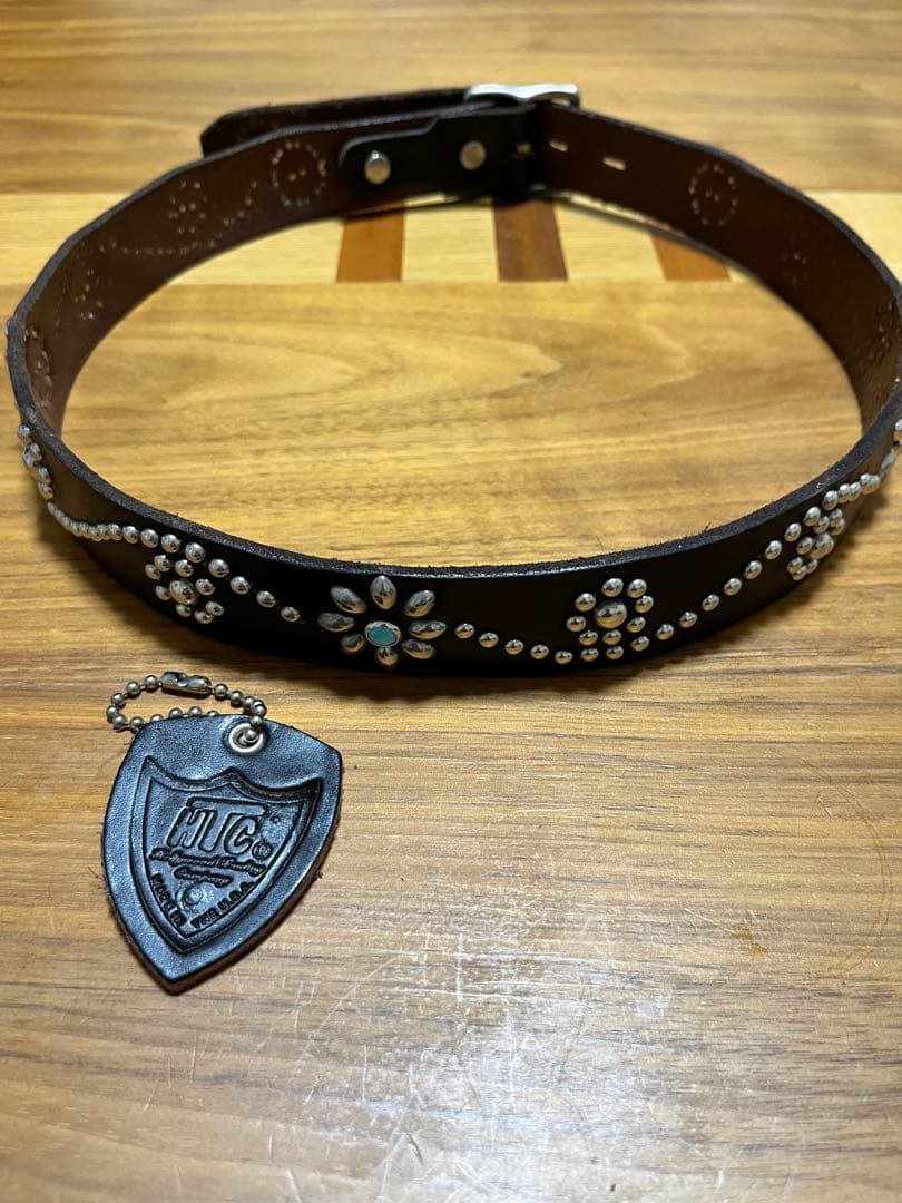 お*す様 HTC Belt 32⭐️HTCターコイズスタッズベルト/財布キムタク