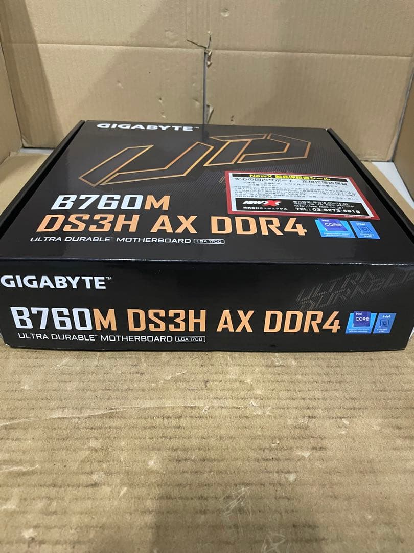 マザーボード MB GBT Intel 1700 B760M DS3H AX DDR4