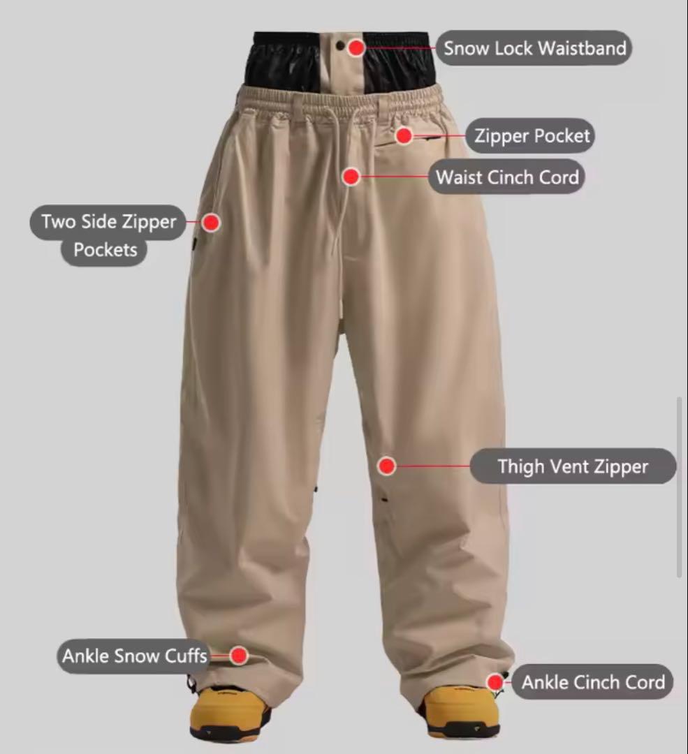 スノーボードウェア ブラック　ユニセックス