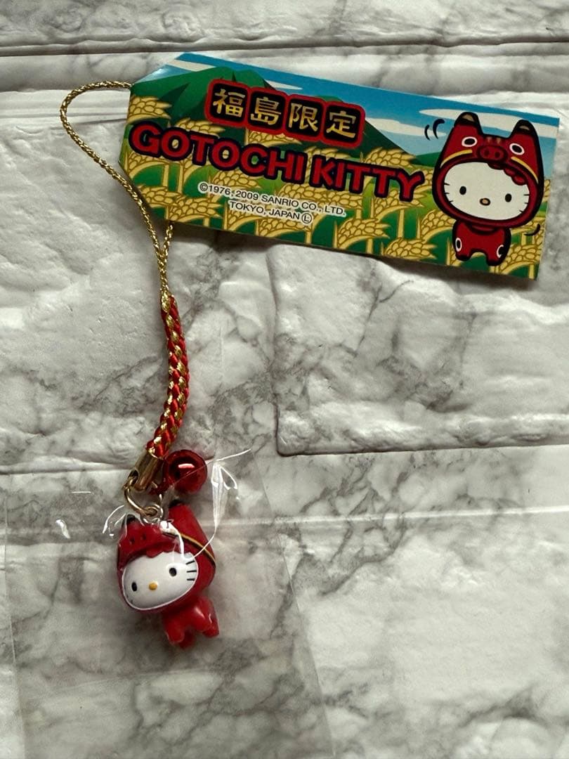 ご当地ストラップ　ハローキティ　銀座カンカン娘　岩手　福島　新潟　その他